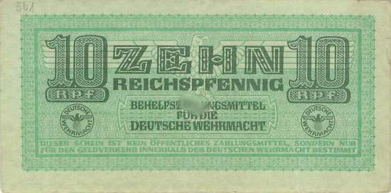 10 Reichspfennig ro.503  Wehrmacht
